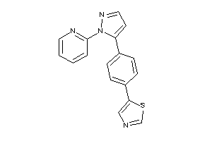 5-[4-[2-(2-pyridyl)pyrazol-3-yl]phenyl]thiazole