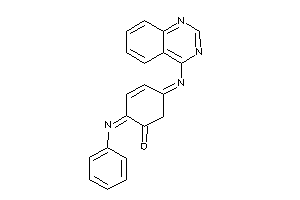 2-phenylimino-5-quinazolin-4-ylimino-cyclohex-3-en-1-one