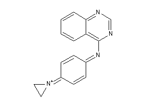 (4-ethylenimin-1-ium-1-ylidenecyclohexa-2,5-dien-1-ylidene)-quinazolin-4-yl-amine