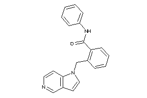 N-phenyl-2-(pyrrolo[3,2-c]pyridin-1-ylmethyl)benzamide