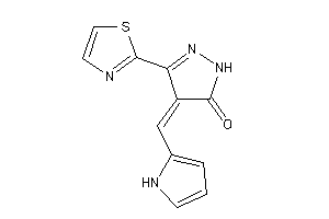 4-(1H-pyrrol-2-ylmethylene)-5-thiazol-2-yl-2-pyrazolin-3-one