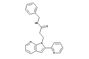 Image of N-benzyl-3-[2-(2-pyridyl)pyrrolo[2,3-b]pyridin-1-yl]propionamide