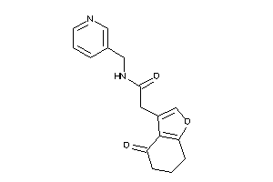 Image of 2-(4-keto-6,7-dihydro-5H-benzofuran-3-yl)-N-(3-pyridylmethyl)acetamide