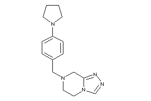 7-(4-pyrrolidinobenzyl)-6,8-dihydro-5H-[1,2,4]triazolo[4,3-a]pyrazine