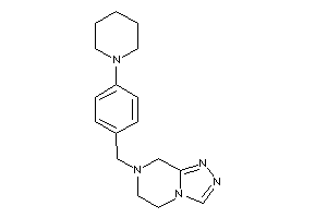 7-(4-piperidinobenzyl)-6,8-dihydro-5H-[1,2,4]triazolo[4,3-a]pyrazine