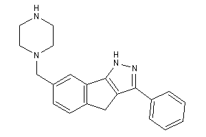 Image of 3-phenyl-7-(piperazinomethyl)-1,4-dihydroindeno[1,2-c]pyrazole
