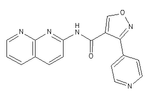 N-(1,8-naphthyridin-2-yl)-3-(4-pyridyl)isoxazole-4-carboxamide
