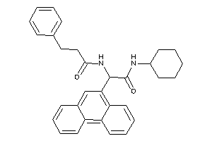 Image of N-[2-(cyclohexylamino)-2-keto-1-(9-phenanthryl)ethyl]-3-phenyl-propionamide