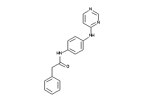 2-phenyl-N-[4-(4-pyrimidylamino)phenyl]acetamide