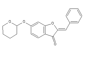 2-benzal-6-tetrahydropyran-2-yloxy-coumaran-3-one
