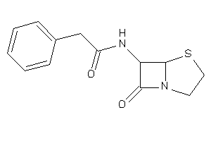 N-(7-keto-4-thia-1-azabicyclo[3.2.0]heptan-6-yl)-2-phenyl-acetamide