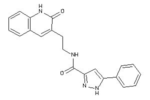 N-[2-(2-keto-1H-quinolin-3-yl)ethyl]-5-phenyl-1H-pyrazole-3-carboxamide