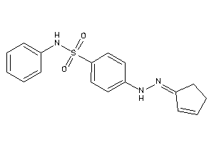 4-(N'-cyclopent-2-en-1-ylidenehydrazino)-N-phenyl-benzenesulfonamide