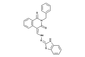 4-[[N'-(3H-1,3-benzothiazol-2-ylidene)hydrazino]methylene]-2-benzyl-isoquinoline-1,3-quinone