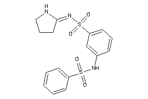 3-(benzenesulfonamido)-N-pyrrolidin-2-ylidene-benzenesulfonamide