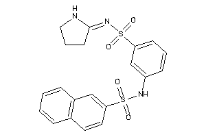 N-[3-(pyrrolidin-2-ylideneamino)sulfonylphenyl]naphthalene-2-sulfonamide