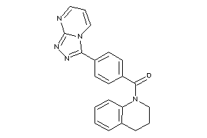 Image of 3,4-dihydro-2H-quinolin-1-yl-[4-([1,2,4]triazolo[4,3-a]pyrimidin-3-yl)phenyl]methanone