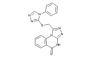 1-[[(4-phenyl-1,2,4-triazol-3-yl)thio]methyl]-4H-[1,2,4]triazolo[4,3-a]quinazolin-5-one