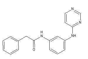 2-phenyl-N-[3-(4-pyrimidylamino)phenyl]acetamide