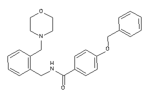 4-benzoxy-N-[2-(morpholinomethyl)benzyl]benzamide