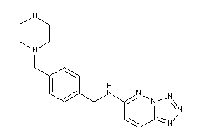Image of [4-(morpholinomethyl)benzyl]-(tetrazolo[5,1-f]pyridazin-6-yl)amine