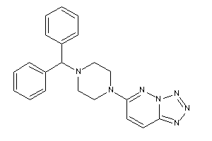 6-(4-benzhydrylpiperazino)tetrazolo[5,1-f]pyridazine
