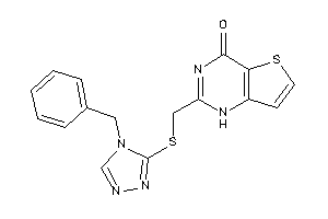 2-[[(4-benzyl-1,2,4-triazol-3-yl)thio]methyl]-1H-thieno[3,2-d]pyrimidin-4-one