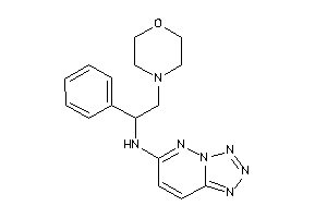 Image of (2-morpholino-1-phenyl-ethyl)-(tetrazolo[5,1-f]pyridazin-6-yl)amine