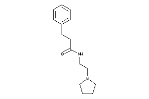 3-phenyl-N-(2-pyrrolidinoethyl)propionamide