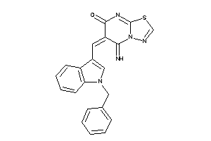 Image of 6-[(1-benzylindol-3-yl)methylene]-5-imino-[1,3,4]thiadiazolo[3,2-a]pyrimidin-7-one