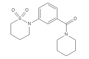 [3-(1,1-diketothiazinan-2-yl)phenyl]-piperidino-methanone