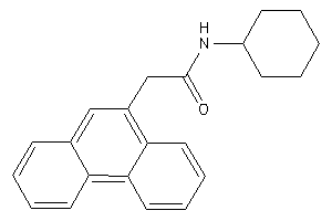 Image of N-cyclohexyl-2-(9-phenanthryl)acetamide