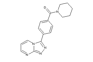 Piperidino-[4-([1,2,4]triazolo[4,3-a]pyrimidin-3-yl)phenyl]methanone