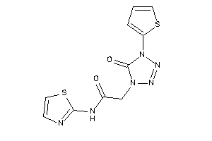 2-[5-keto-4-(2-thienyl)tetrazol-1-yl]-N-thiazol-2-yl-acetamide