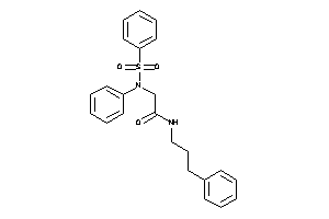Image of 2-(N-besylanilino)-N-(3-phenylpropyl)acetamide