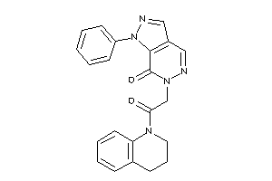 Image of 6-[2-(3,4-dihydro-2H-quinolin-1-yl)-2-keto-ethyl]-1-phenyl-pyrazolo[3,4-d]pyridazin-7-one