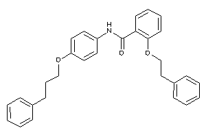 Image of 2-phenethyloxy-N-[4-(3-phenylpropoxy)phenyl]benzamide