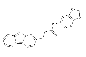 Image of 3-pyrimido[1,2-b]indazol-3-ylpropionic Acid 1,3-benzodioxol-5-yl Ester