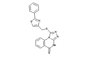 1-[(2-phenyloxazol-4-yl)methylthio]-4H-[1,2,4]triazolo[4,3-a]quinazolin-5-one