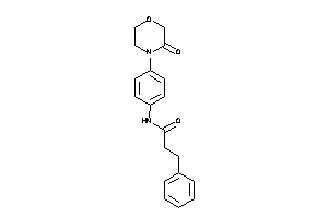 N-[4-(3-ketomorpholino)phenyl]-3-phenyl-propionamide