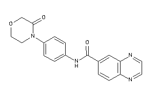 N-[4-(3-ketomorpholino)phenyl]quinoxaline-6-carboxamide