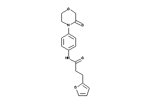 3-(2-furyl)-N-[4-(3-ketomorpholino)phenyl]propionamide