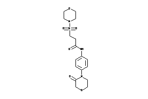 N-[4-(3-ketomorpholino)phenyl]-3-morpholinosulfonyl-propionamide