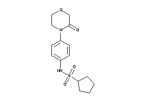 N-[4-(3-ketomorpholino)phenyl]cyclopentanesulfonamide