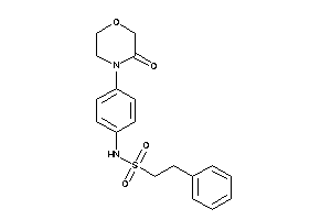 N-[4-(3-ketomorpholino)phenyl]-2-phenyl-ethanesulfonamide