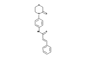 N-[4-(3-ketomorpholino)phenyl]-3-phenyl-acrylamide