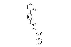 5-keto-N-[4-(3-ketomorpholino)phenyl]-5-phenyl-valeramide