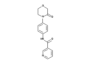 N-[4-(3-ketomorpholino)phenyl]nicotinamide