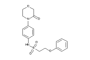 Image of N-[4-(3-ketomorpholino)phenyl]-2-phenoxy-ethanesulfonamide