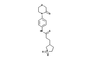 3-(1,1-diketothiolan-3-yl)-N-[4-(3-ketomorpholino)phenyl]propionamide